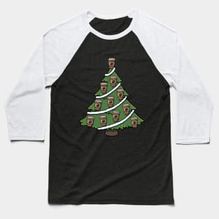 Take Away Coffee Christmas Tree Baseball T-Shirt